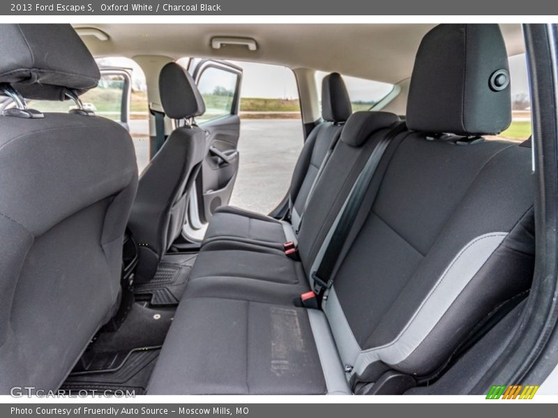 Oxford White / Charcoal Black 2013 Ford Escape S