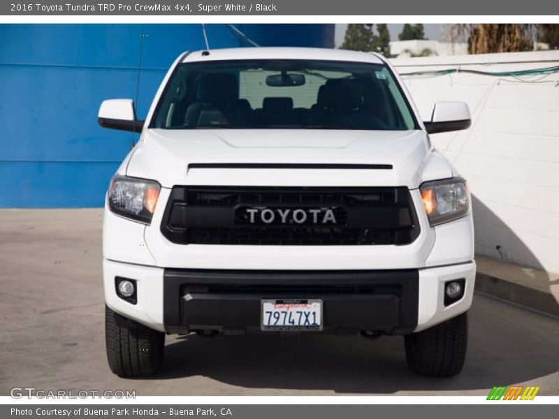Super White / Black 2016 Toyota Tundra TRD Pro CrewMax 4x4