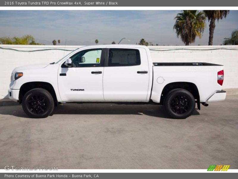 Super White / Black 2016 Toyota Tundra TRD Pro CrewMax 4x4