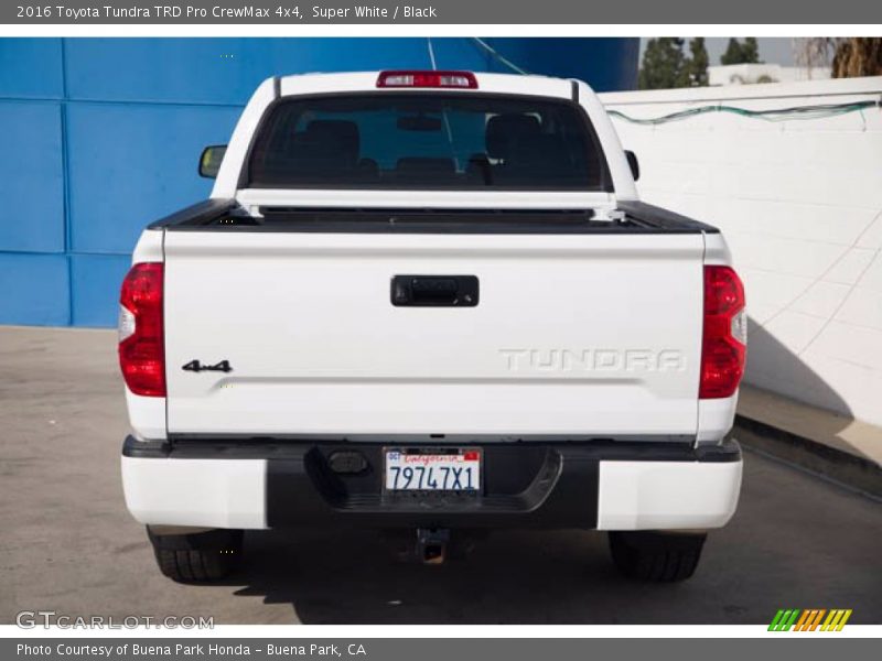 Super White / Black 2016 Toyota Tundra TRD Pro CrewMax 4x4