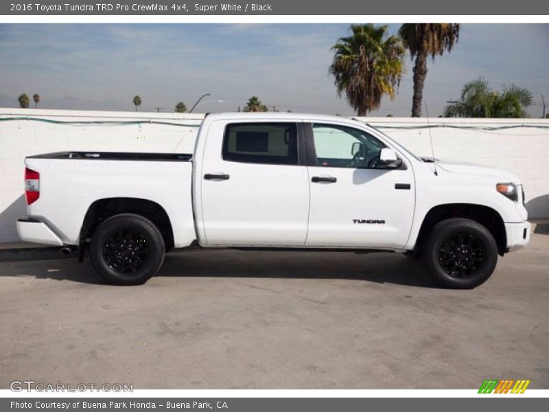 Super White / Black 2016 Toyota Tundra TRD Pro CrewMax 4x4