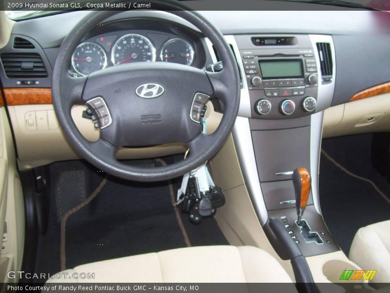 Cocoa Metallic / Camel 2009 Hyundai Sonata GLS