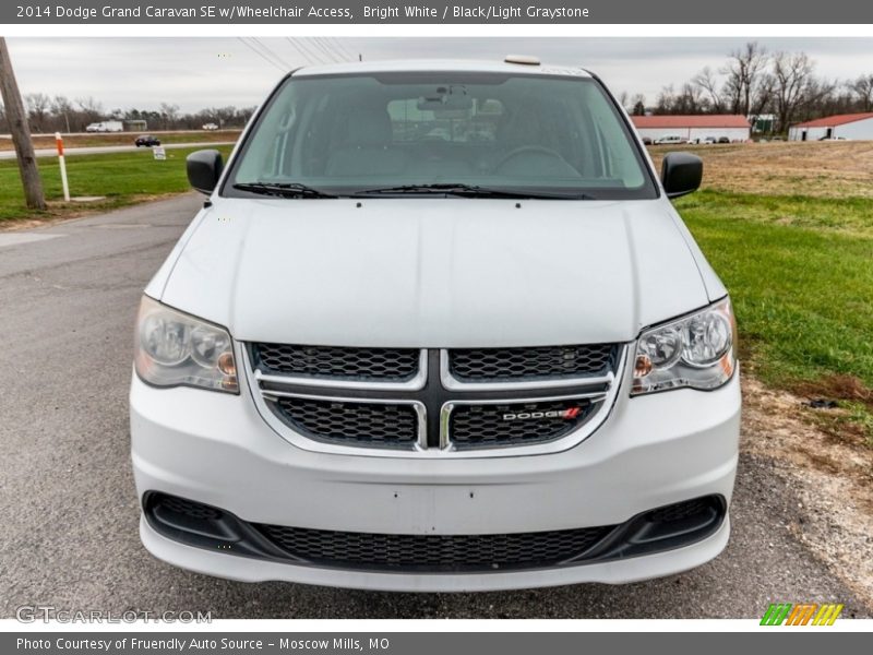 Bright White / Black/Light Graystone 2014 Dodge Grand Caravan SE w/Wheelchair Access