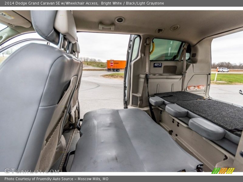 Bright White / Black/Light Graystone 2014 Dodge Grand Caravan SE w/Wheelchair Access