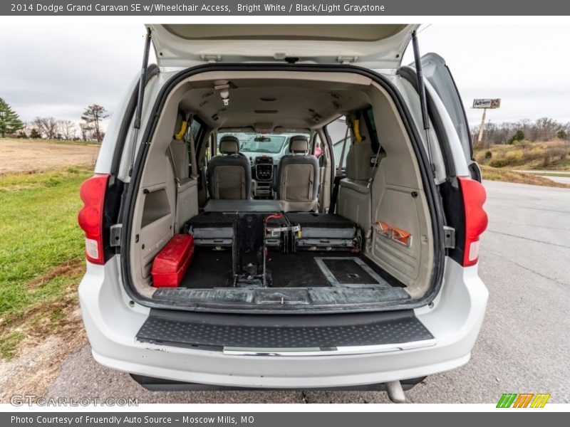Bright White / Black/Light Graystone 2014 Dodge Grand Caravan SE w/Wheelchair Access