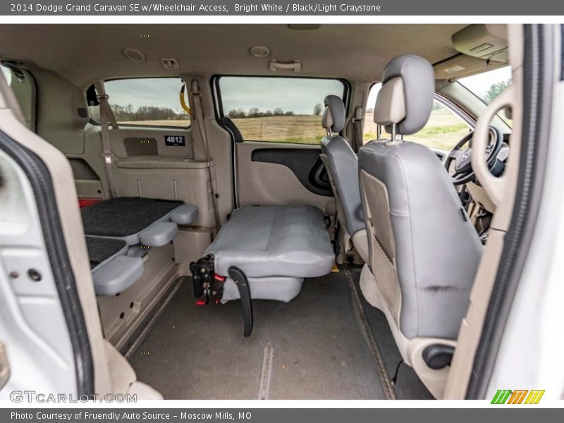 Bright White / Black/Light Graystone 2014 Dodge Grand Caravan SE w/Wheelchair Access