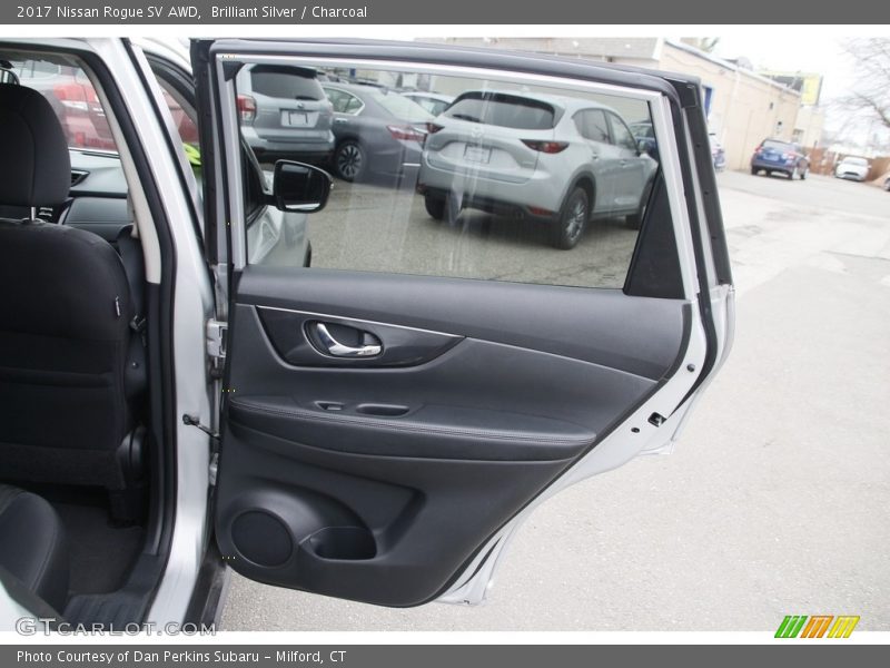 Brilliant Silver / Charcoal 2017 Nissan Rogue SV AWD