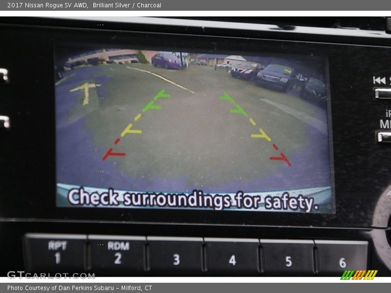 Brilliant Silver / Charcoal 2017 Nissan Rogue SV AWD