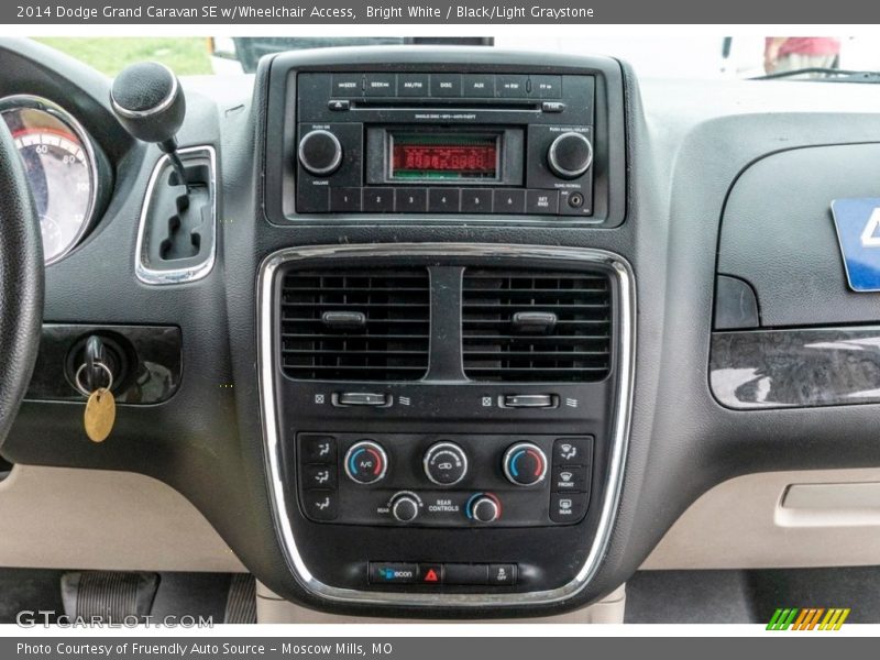 Bright White / Black/Light Graystone 2014 Dodge Grand Caravan SE w/Wheelchair Access