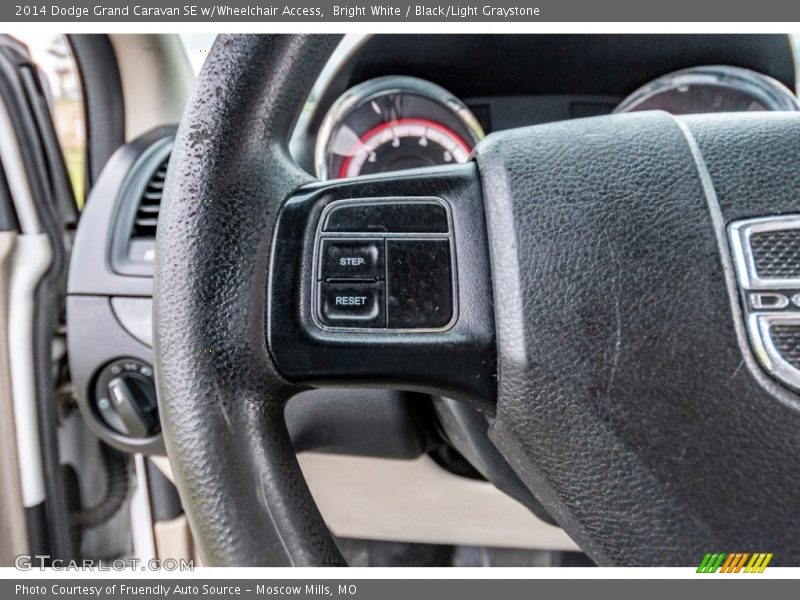 Bright White / Black/Light Graystone 2014 Dodge Grand Caravan SE w/Wheelchair Access