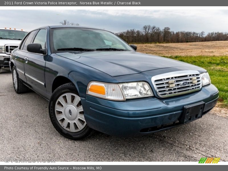 Front 3/4 View of 2011 Crown Victoria Police Interceptor