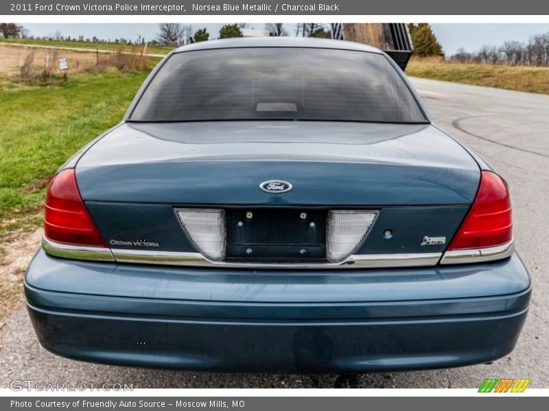 Norsea Blue Metallic / Charcoal Black 2011 Ford Crown Victoria Police Interceptor