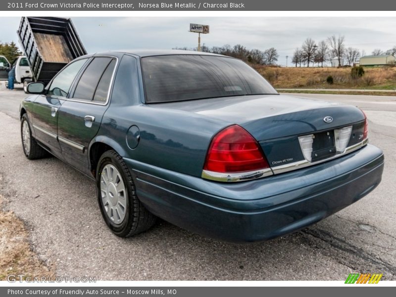 Norsea Blue Metallic / Charcoal Black 2011 Ford Crown Victoria Police Interceptor