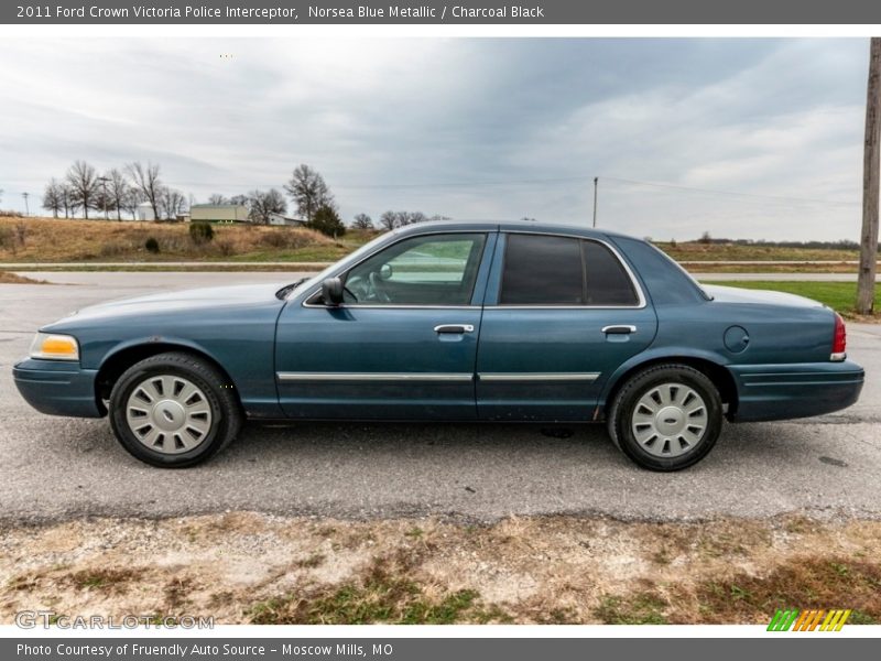  2011 Crown Victoria Police Interceptor Norsea Blue Metallic