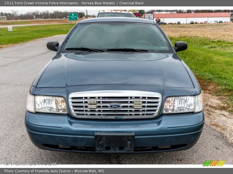 Norsea Blue Metallic / Charcoal Black 2011 Ford Crown Victoria Police Interceptor