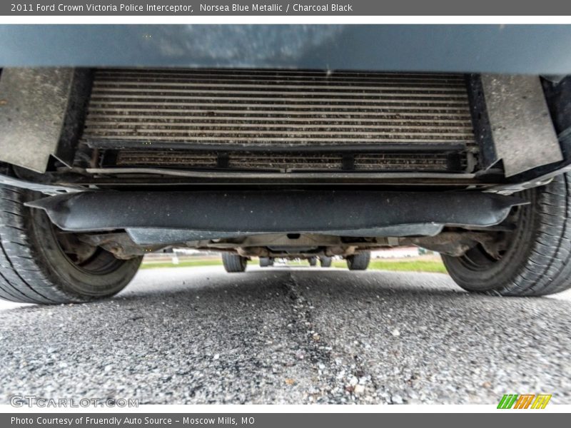 Norsea Blue Metallic / Charcoal Black 2011 Ford Crown Victoria Police Interceptor