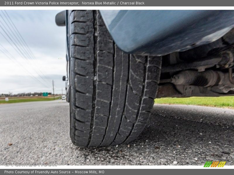 Norsea Blue Metallic / Charcoal Black 2011 Ford Crown Victoria Police Interceptor