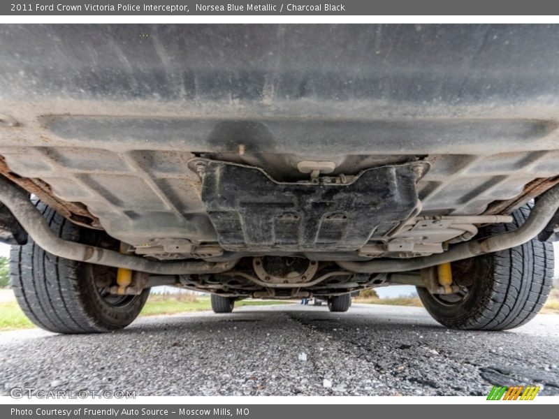 Norsea Blue Metallic / Charcoal Black 2011 Ford Crown Victoria Police Interceptor