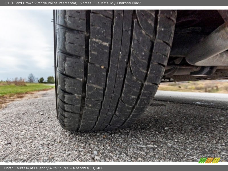 Norsea Blue Metallic / Charcoal Black 2011 Ford Crown Victoria Police Interceptor