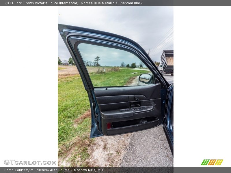 Norsea Blue Metallic / Charcoal Black 2011 Ford Crown Victoria Police Interceptor