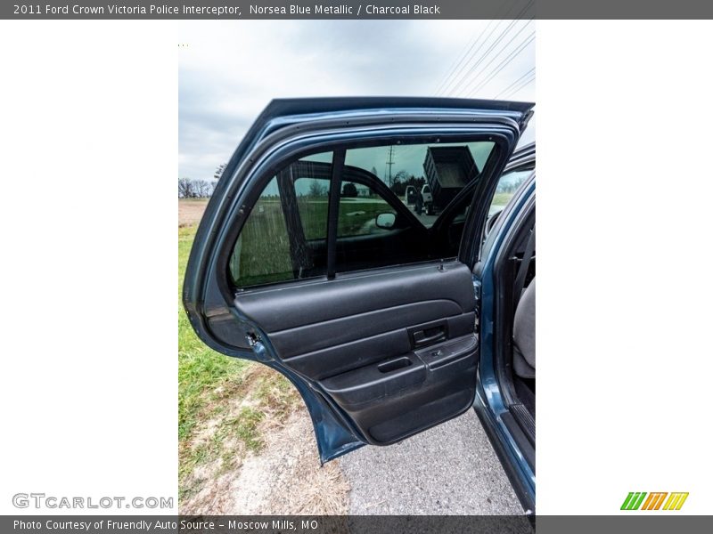 Norsea Blue Metallic / Charcoal Black 2011 Ford Crown Victoria Police Interceptor