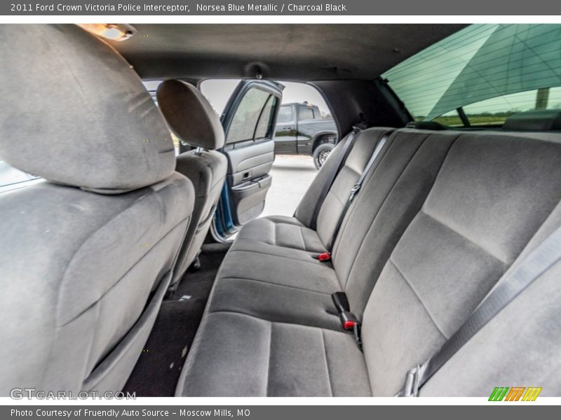 Rear Seat of 2011 Crown Victoria Police Interceptor