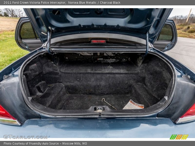  2011 Crown Victoria Police Interceptor Trunk