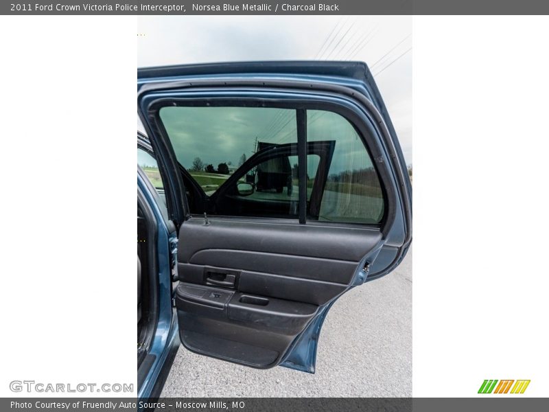 Norsea Blue Metallic / Charcoal Black 2011 Ford Crown Victoria Police Interceptor