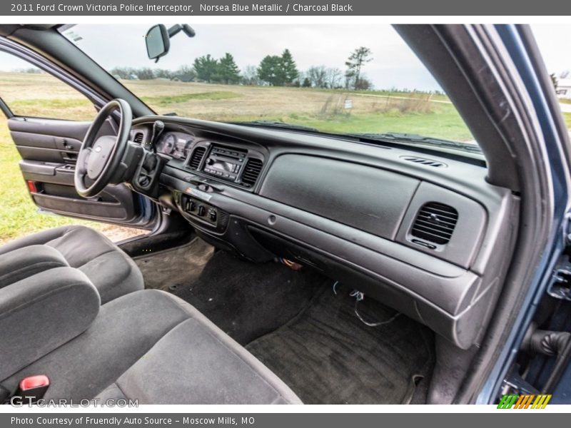 Norsea Blue Metallic / Charcoal Black 2011 Ford Crown Victoria Police Interceptor