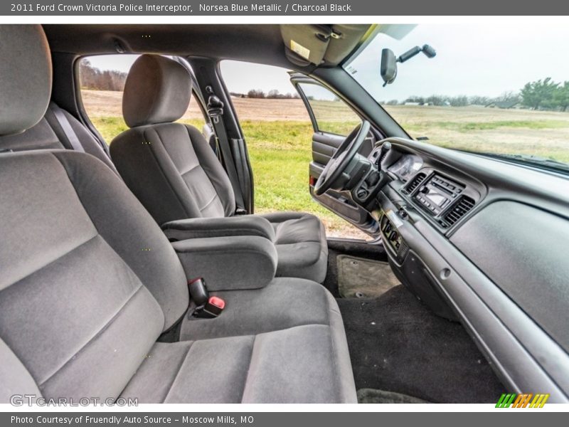 Front Seat of 2011 Crown Victoria Police Interceptor