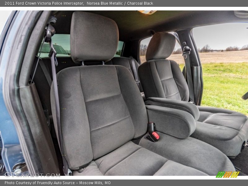 Front Seat of 2011 Crown Victoria Police Interceptor