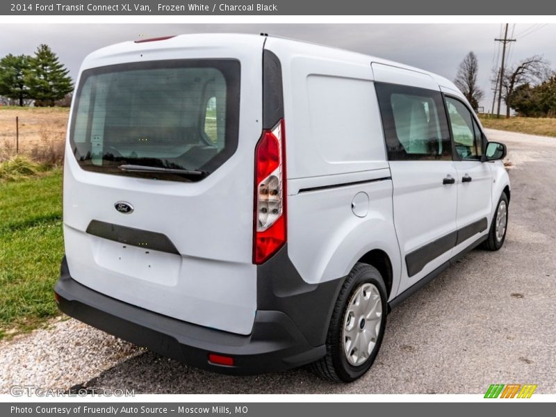 Frozen White / Charcoal Black 2014 Ford Transit Connect XL Van