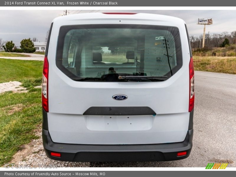 Frozen White / Charcoal Black 2014 Ford Transit Connect XL Van