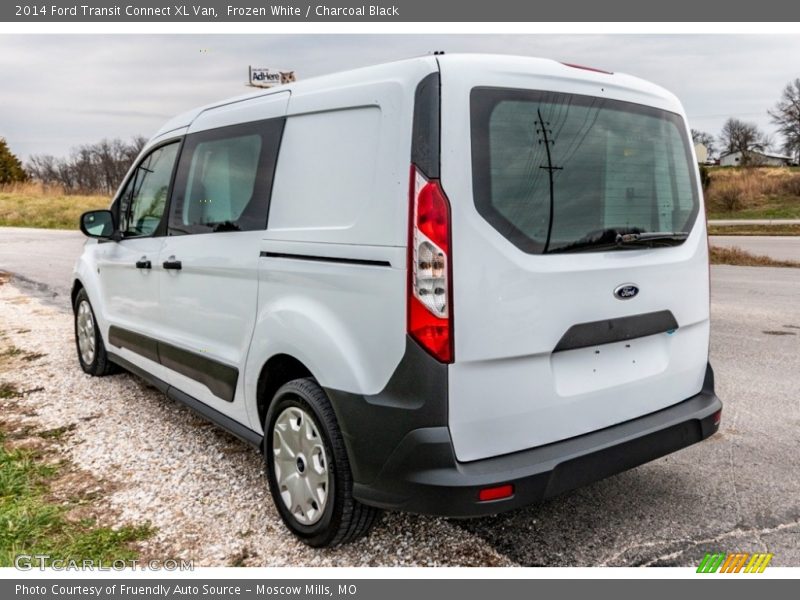 Frozen White / Charcoal Black 2014 Ford Transit Connect XL Van