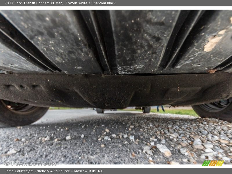Frozen White / Charcoal Black 2014 Ford Transit Connect XL Van