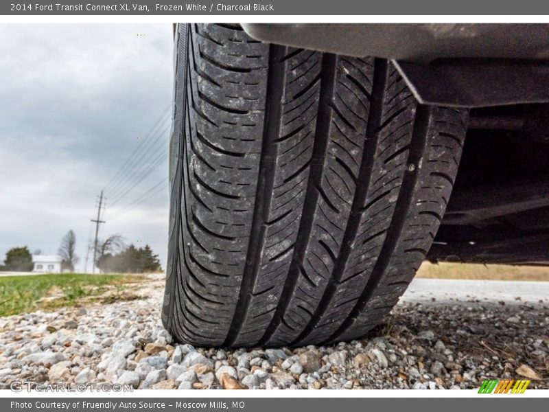 Frozen White / Charcoal Black 2014 Ford Transit Connect XL Van