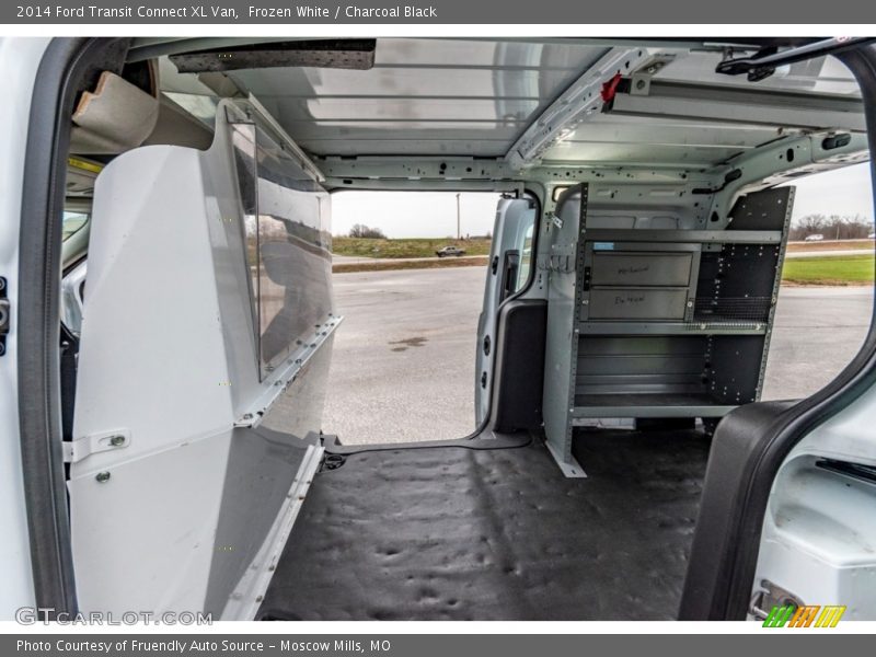 Frozen White / Charcoal Black 2014 Ford Transit Connect XL Van
