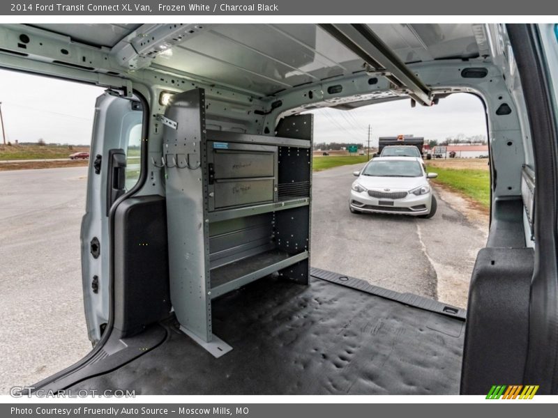 Frozen White / Charcoal Black 2014 Ford Transit Connect XL Van