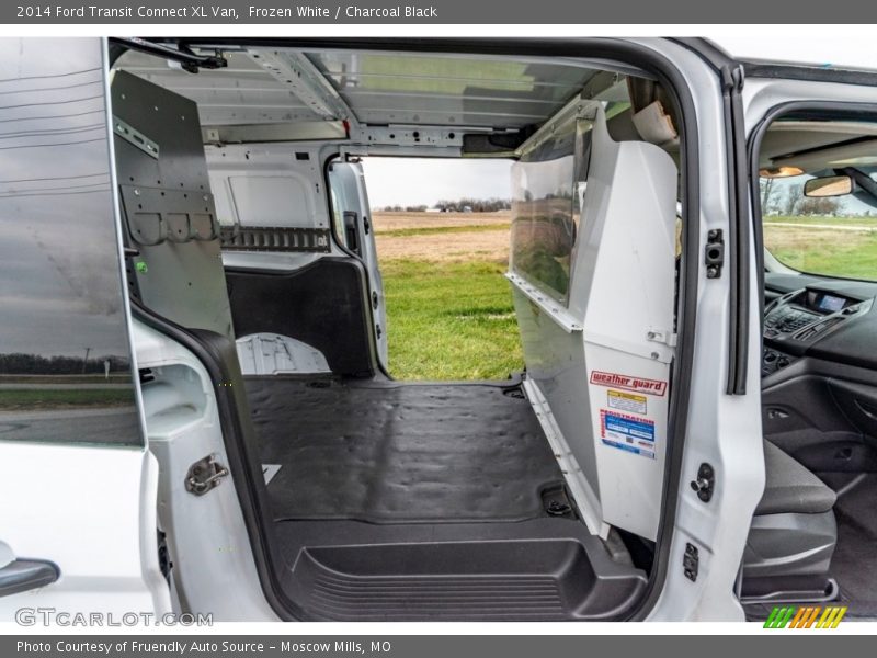 Frozen White / Charcoal Black 2014 Ford Transit Connect XL Van