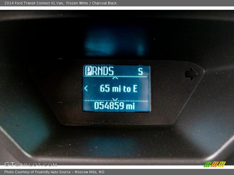 Frozen White / Charcoal Black 2014 Ford Transit Connect XL Van