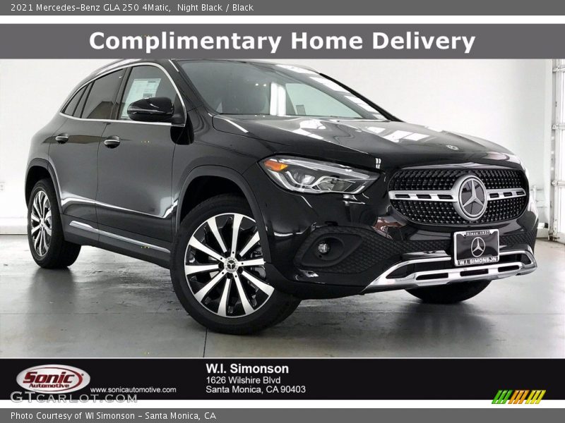 Night Black / Black 2021 Mercedes-Benz GLA 250 4Matic