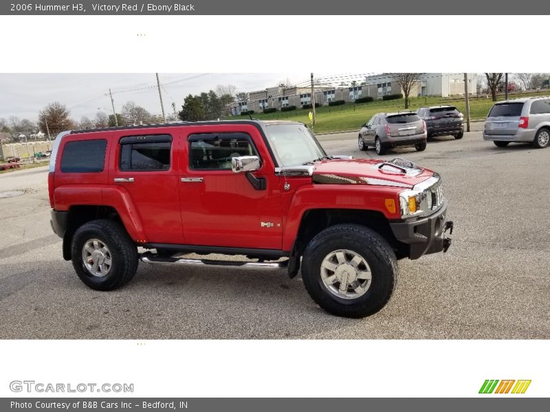 Victory Red / Ebony Black 2006 Hummer H3