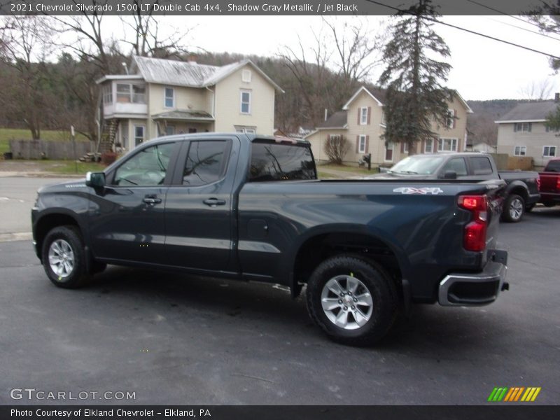 Shadow Gray Metallic / Jet Black 2021 Chevrolet Silverado 1500 LT Double Cab 4x4