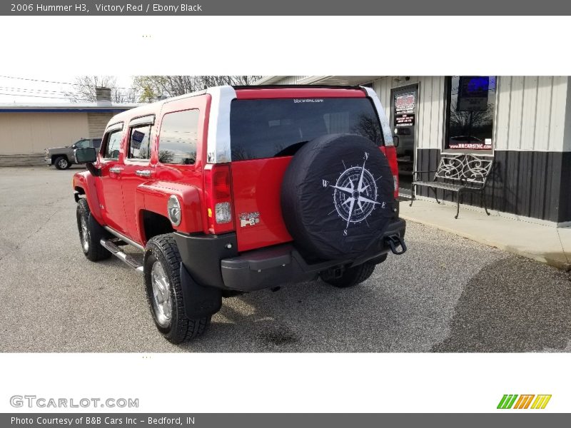 Victory Red / Ebony Black 2006 Hummer H3