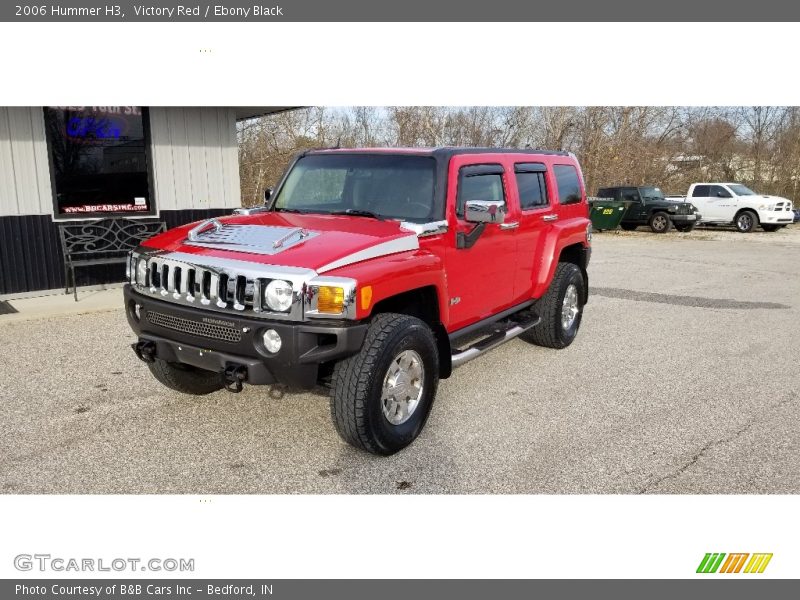 Victory Red / Ebony Black 2006 Hummer H3