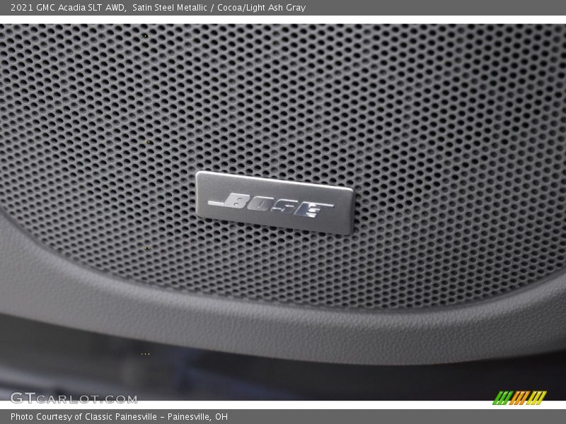 Satin Steel Metallic / Cocoa/Light Ash Gray 2021 GMC Acadia SLT AWD