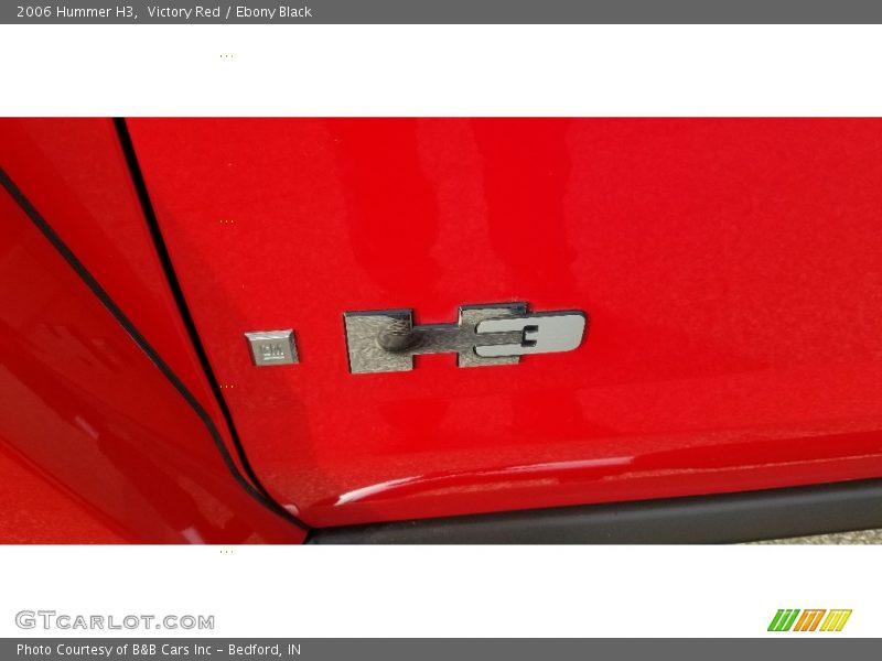 Victory Red / Ebony Black 2006 Hummer H3