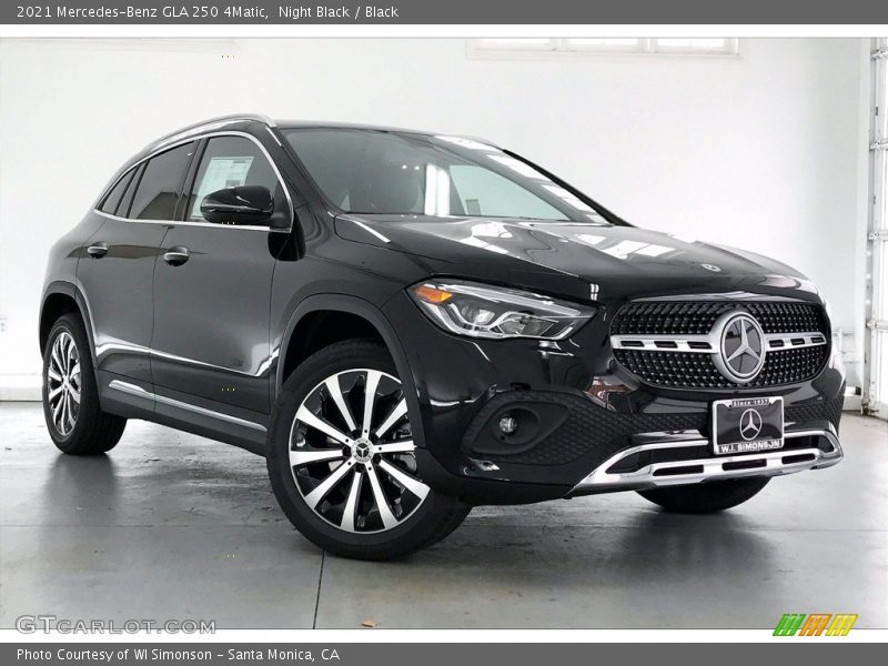 Night Black / Black 2021 Mercedes-Benz GLA 250 4Matic