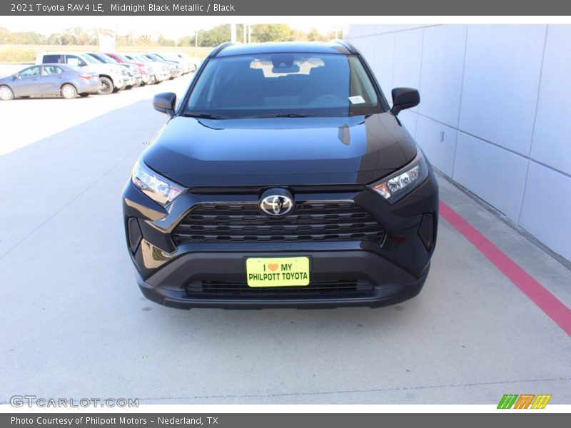 Midnight Black Metallic / Black 2021 Toyota RAV4 LE