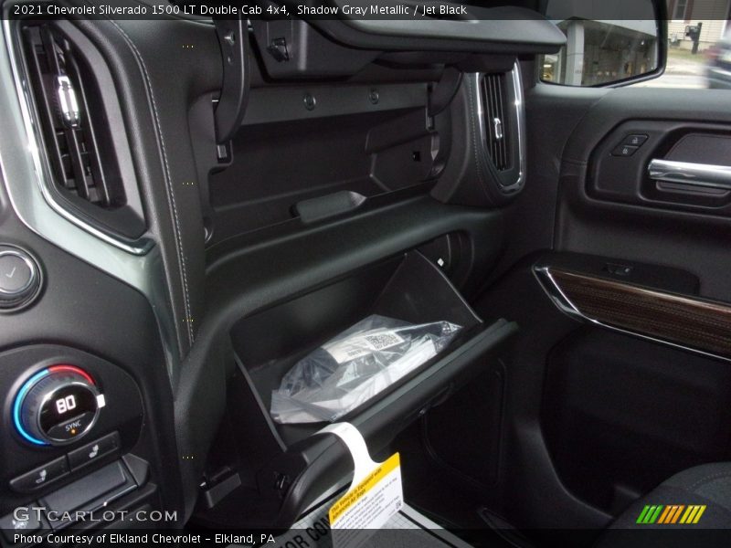 Shadow Gray Metallic / Jet Black 2021 Chevrolet Silverado 1500 LT Double Cab 4x4
